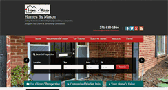 Desktop Screenshot of homesbymasonva.com